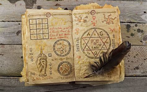 Magic spirits and mystical book